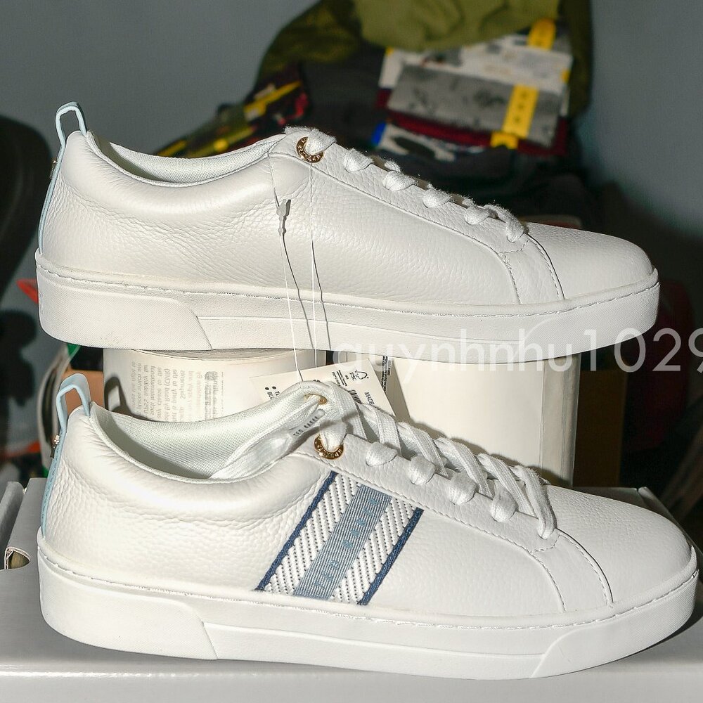 Ted Baker Women's Leather Sneaker Shoes - Picture 2 of 7